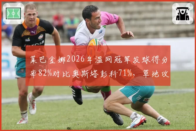 莱巴金娜2026年温网冠军发球得分率82%对比奥斯塔彭科71%,草地攻势网球差异